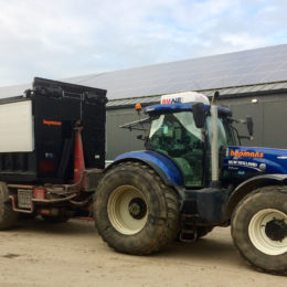 Containertransport met volumecontainer