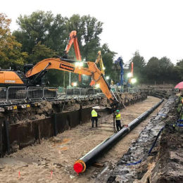 Aanleg stadsverwarming i.o.v. Denys Engineering & Contractors