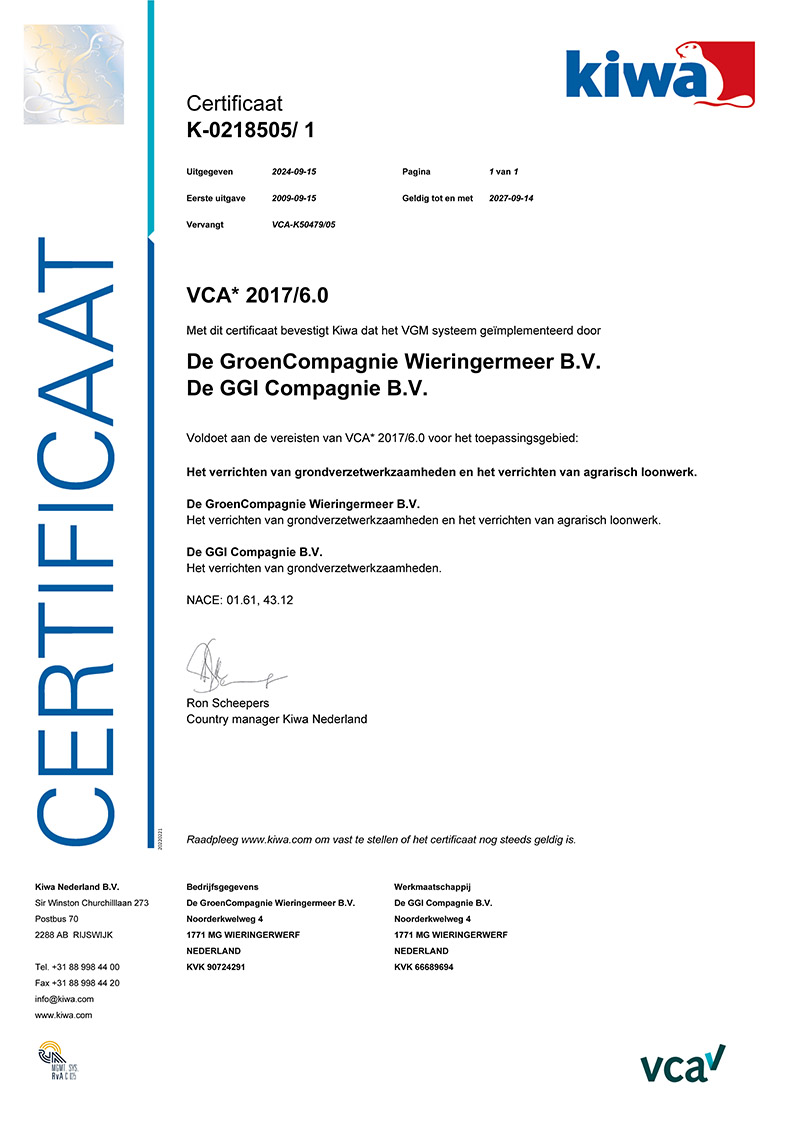 VCA-certificaat
